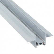 Χωνευτή Μαγνητική Ράγα Οροφής 48V Slim Λευκή 1m Inlight TRU0011